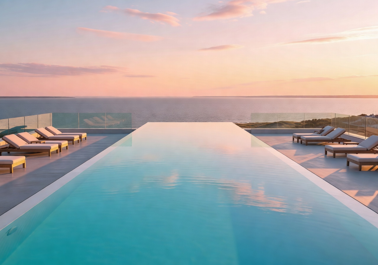 Radisson Blu Świnoujście Baltic infinity rooftop pool